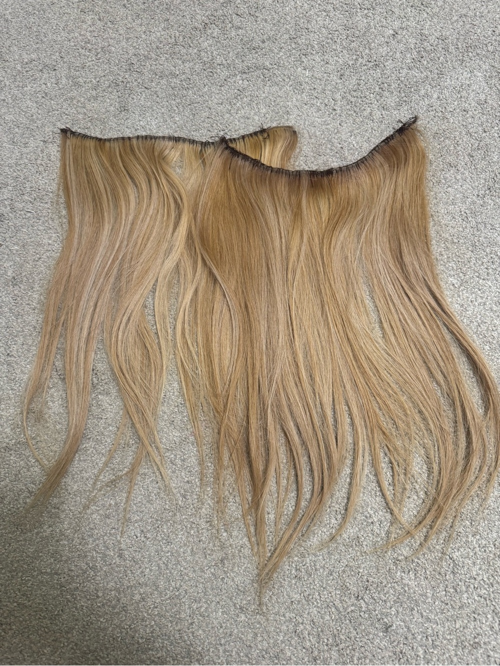 Blonde Hand Tied Hair Extensions